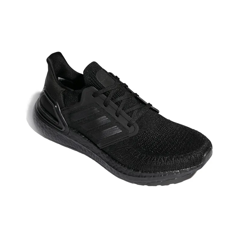 Adidas Ultra Boost 20 Triple Black Red Fluo-2