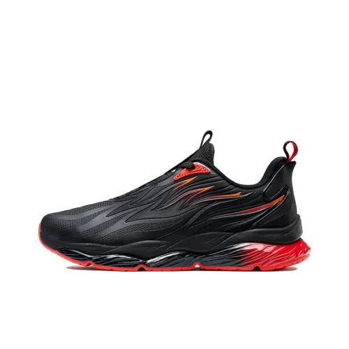 XTEP Windfire 22 Running Shoes Men Low-Top Black/Red