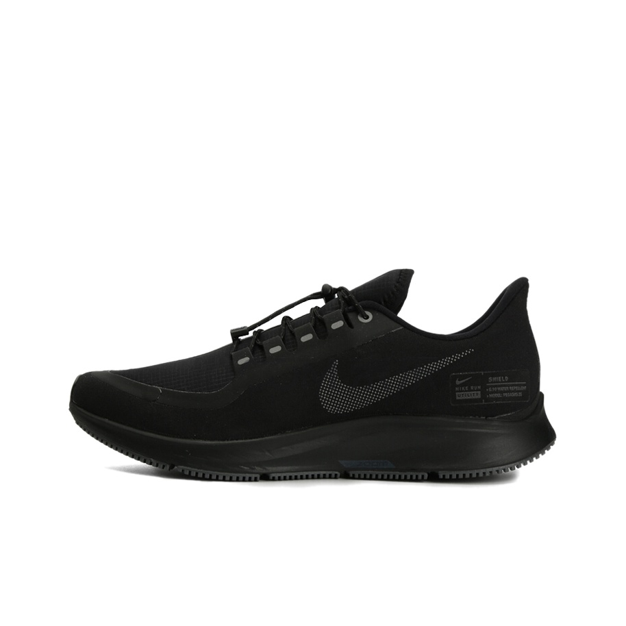 Nike Pegasus 35 Running Shoes Men Low Top Pure Black POIZON