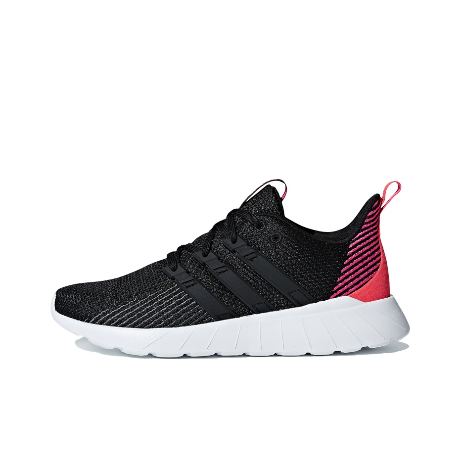 Adidas Neo Questar Flow Running Shoes Women s Low Top Black Pink POIZON