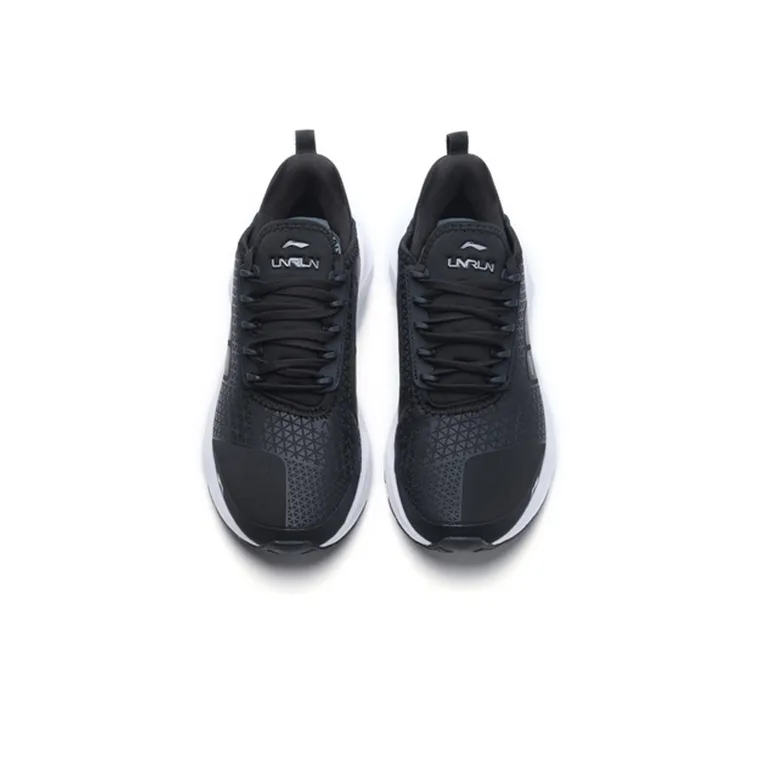 LiNing Cloud 6 Cushioning Low Top Running Shoes Women's Black White-3