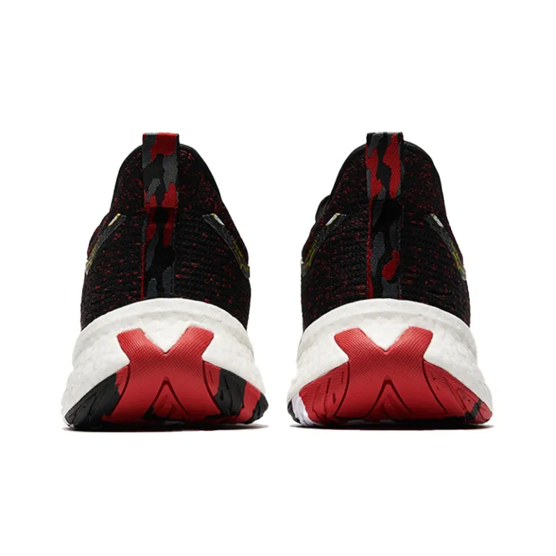 XTEP Low Top Running Shoes Men's Black Red-3