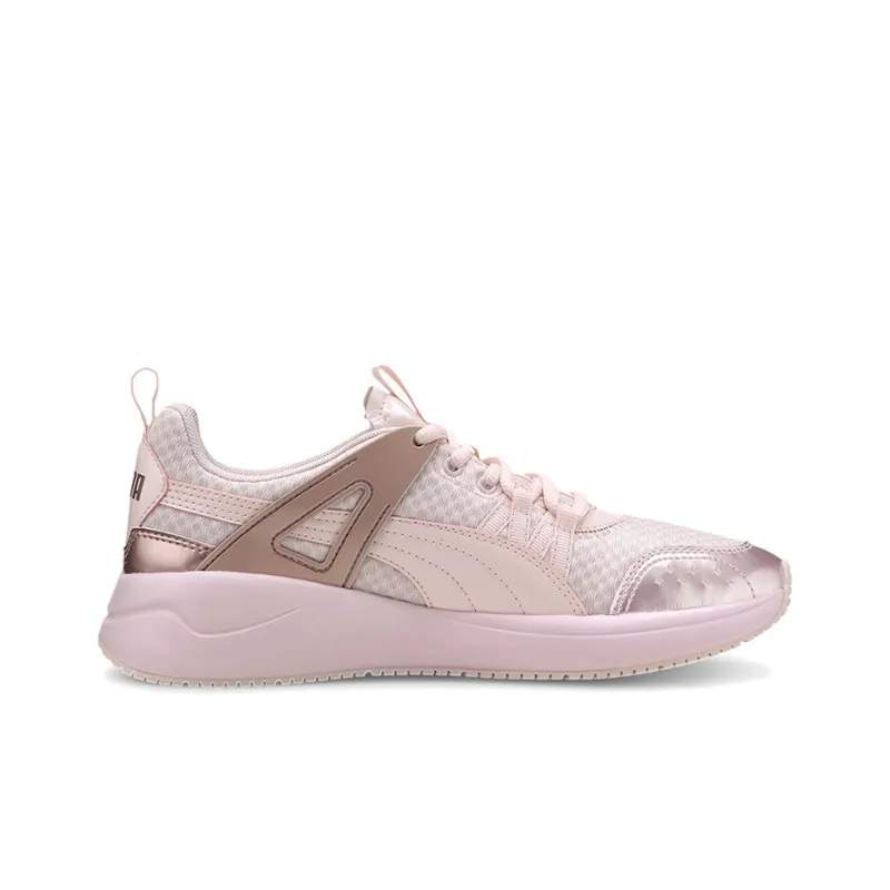 PUMA Nuage Run Running Shoes Women's Low-Top Pink/Rose Gold-1
