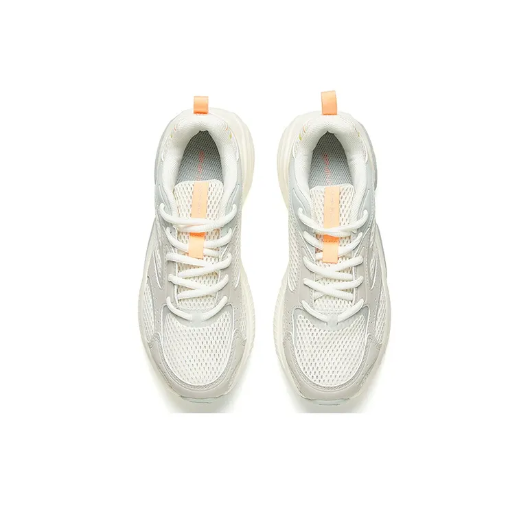 Anta Running Collection Low Top Running Shoes Women's White Orange-2