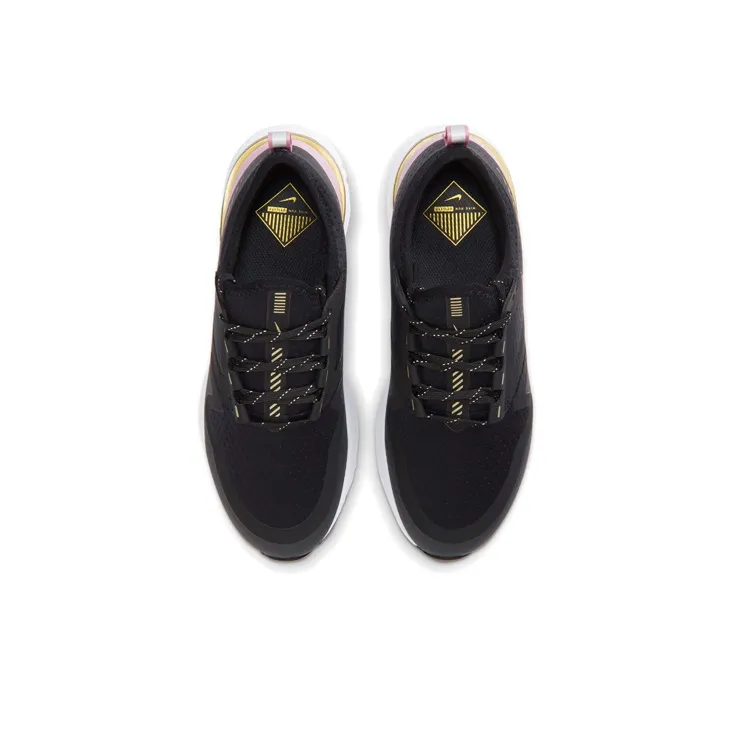 Nike Odyssey React 2 Shield 'Black Metallic Gold' Women's-3