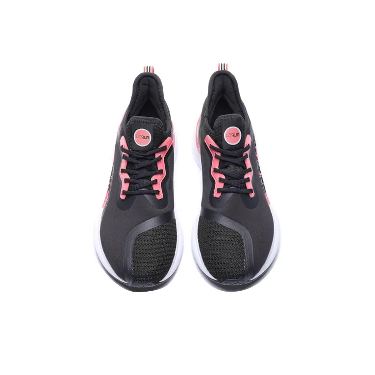 LiNing CrazyRun X Cushioning Low Top Running Shoes Women's Orange Red-3