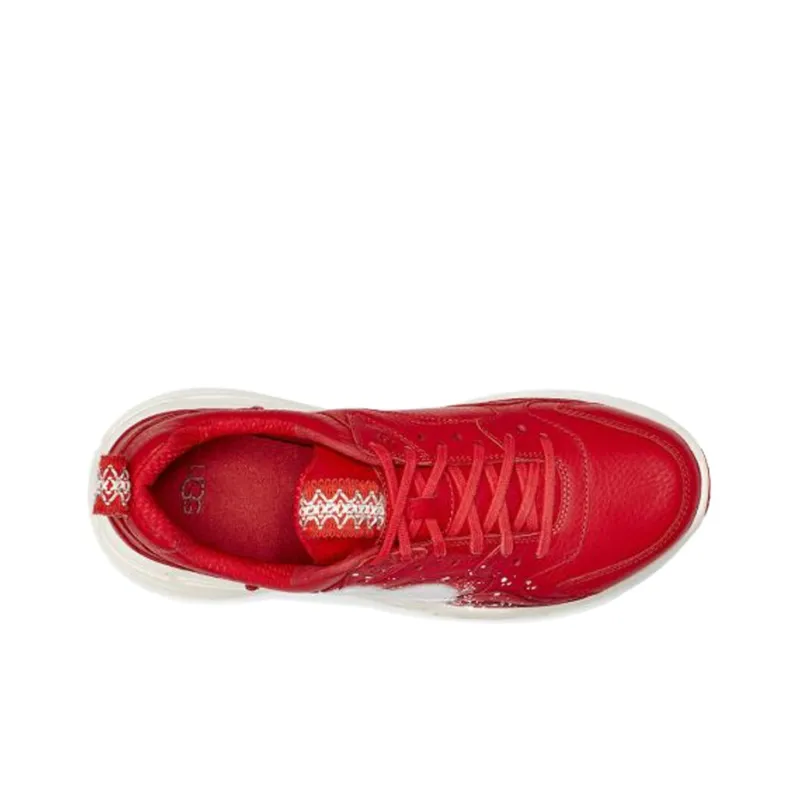 UGG CA805 X Valentine Cowhide Low Tops Sports Shoe Limited Red-4
