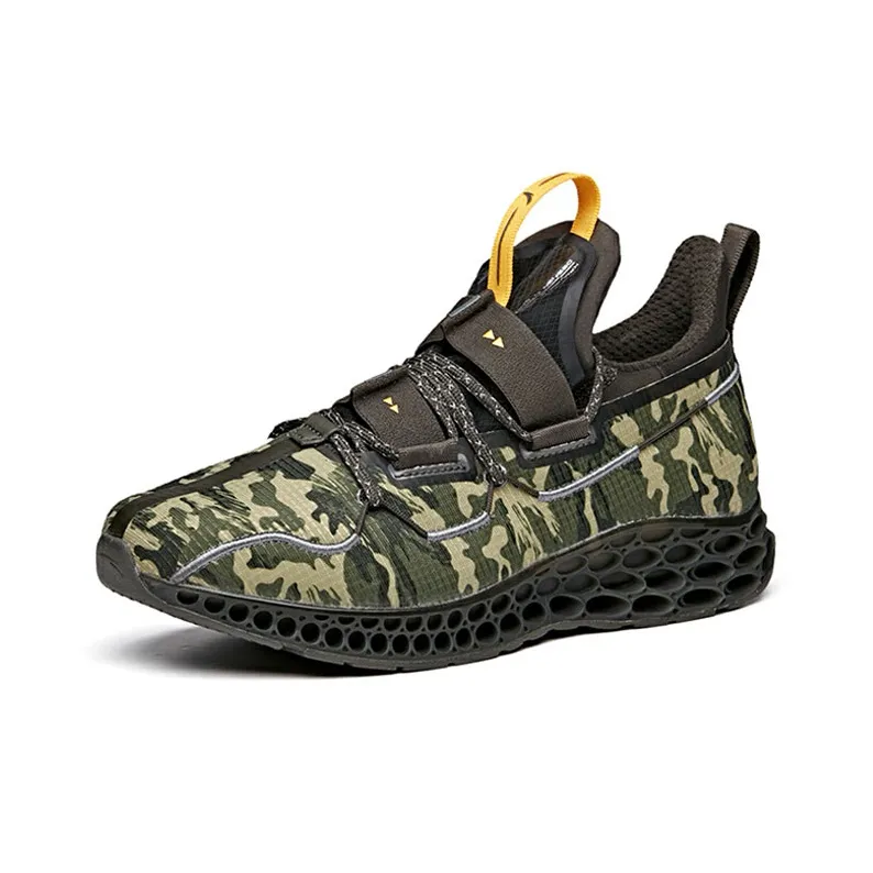 Anta A-Flashfoam Cushioning Low-Top Running Shoes Men's Camouflage-1