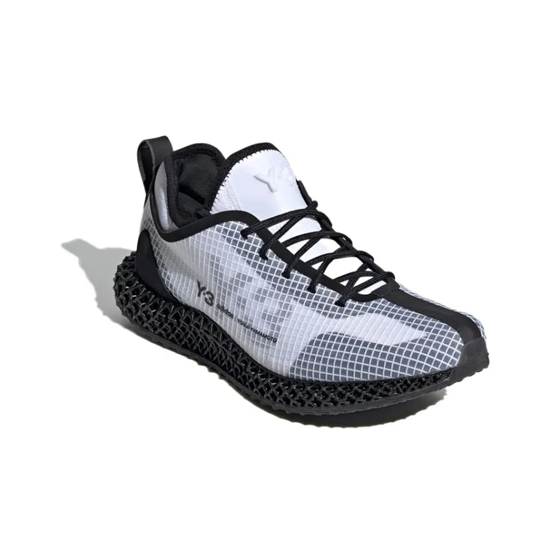 Adidas Y 3 Runner 4D Io White Black-2