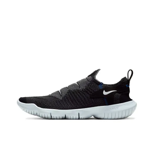 Nike Free RN Flyknit 3.0 Running Shoes Men Low-Top Black Blue