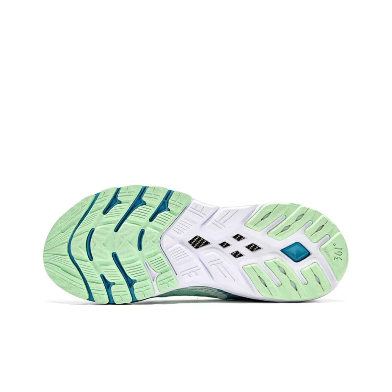 361° Spire 4 Shock Absorbers Slip Resistant, Abrasion Resistant, Breathable Low Top Running Shoes Women's Blue Green-3