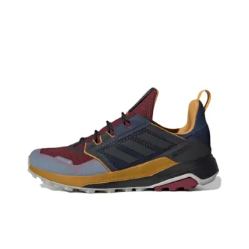 Adidas Terrex Trailmaker Gt Breathable Low-Top Casual Running Shoes Men's Red Black Blue