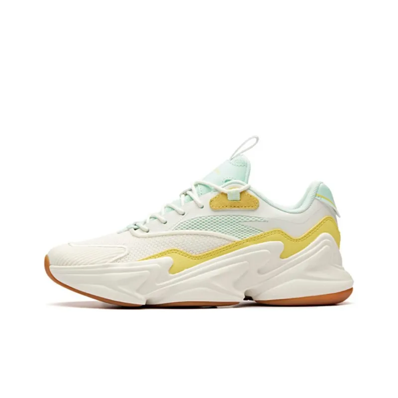 Anta Low Top Running Shoes Women's Neon White Green-0