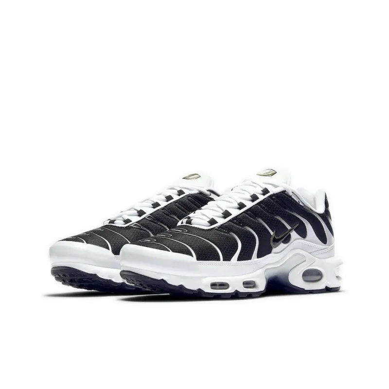 Nike Air Max Plus White Black Metallic Pewter-2