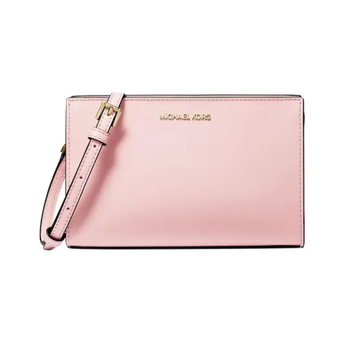 MICHAEL KORS Canvas Shoulder Bag Crossbody Bag Small Size Women's Light Pink