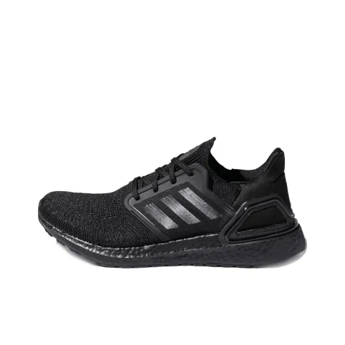 Adidas Ultra Boost 20 Triple Black Red Fluo