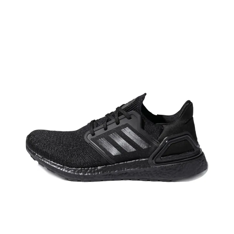 Adidas Ultra Boost 20 Triple Black Red Fluo-0