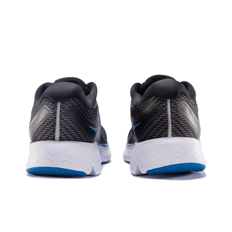 Saucony Ride ISO2 Non-slip Lightweight Low-Top Running Shoes Men's Black Blue-3