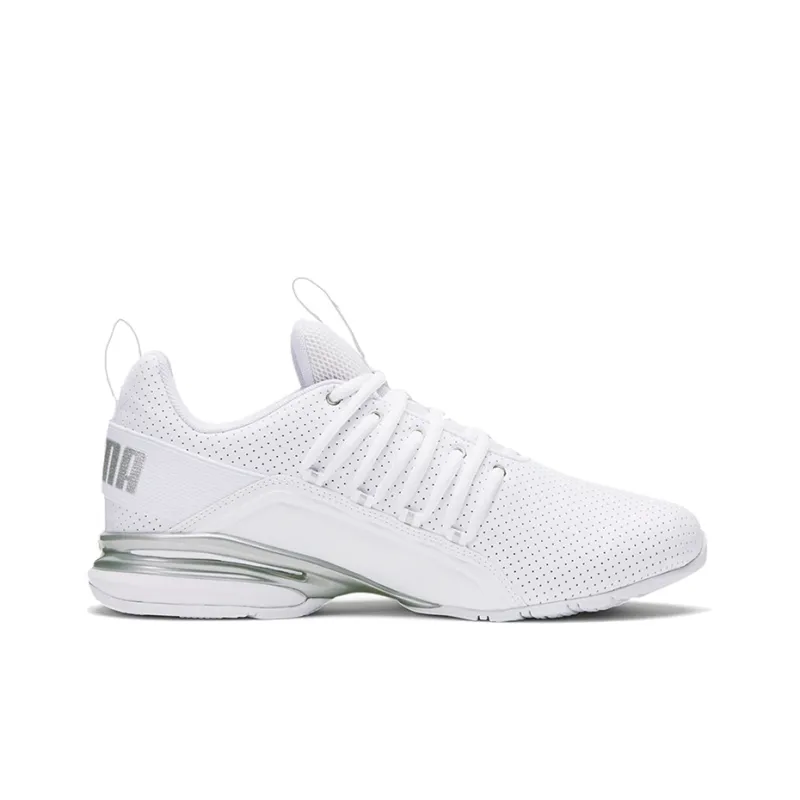 PUMA Axelion Perf Wide 'White Silver'-1