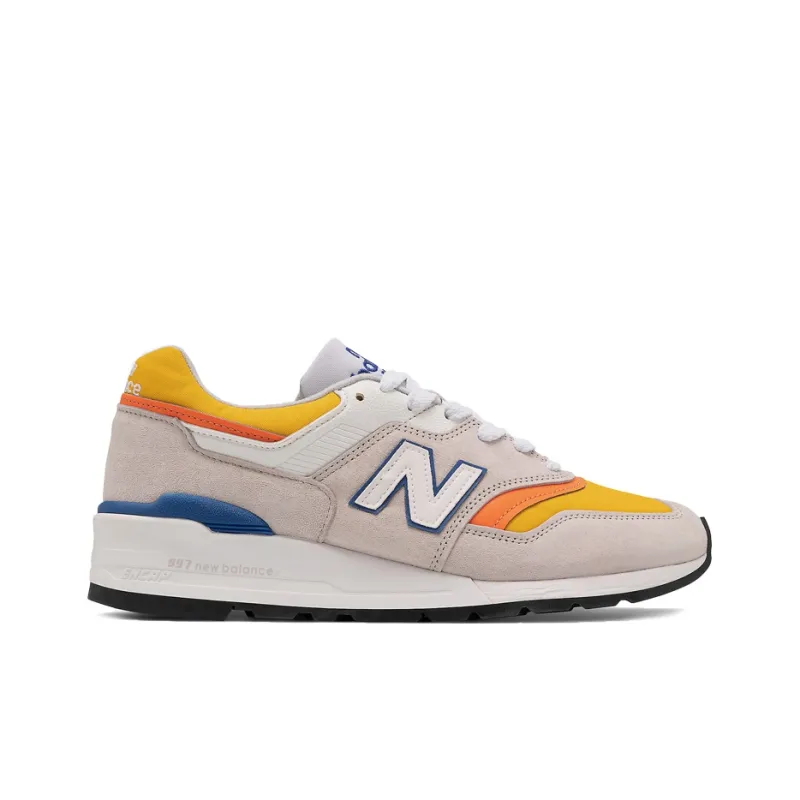 New Balance 997 MiUSA Grey Orange-1