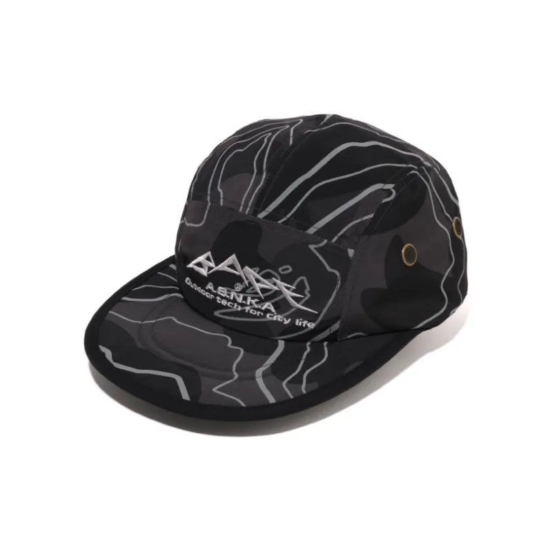 A BATHING APE Layered Line Camo Jet Cap-3