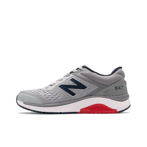 New Balance NB 847 Running Shoes Men Low-Top White/Blue Red