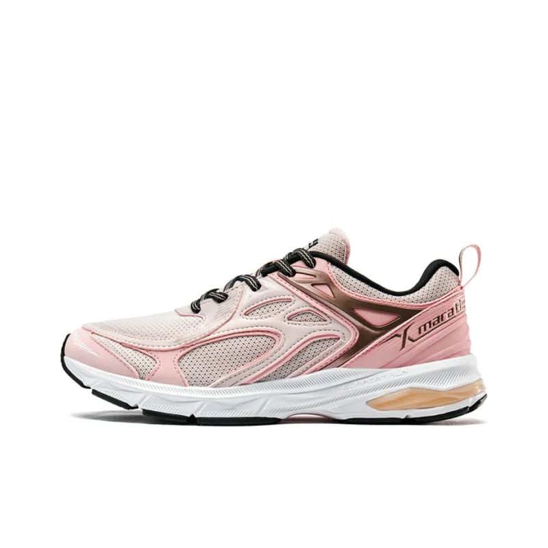XTEP Breathable Lightweight Low-Top Running Shoes Women's Pink-0