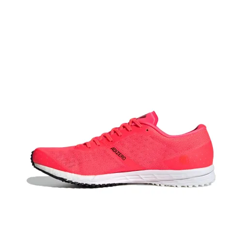 Adidas Adizero Adios 5 Running Shoes Unisex Low-Top Pink/Gray