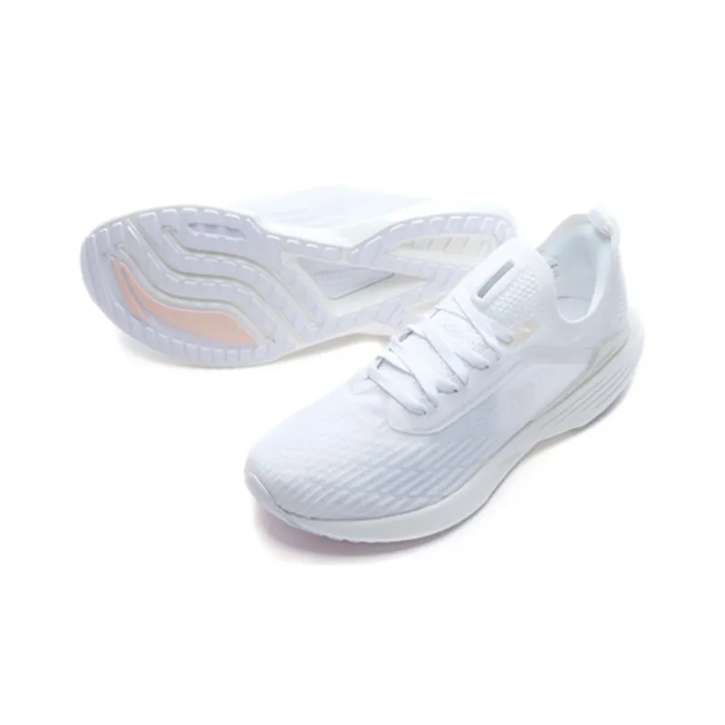 LiNing Super Light 17 Cushioning Anti Slip And Wear Resistant Low Top Running Shoes Women's White-4