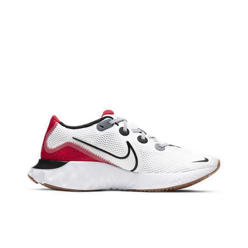 Nike Renew Run 'White University Red'-1