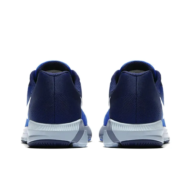 Nike Zoom Structure 21 Non slip Lightweight Low Top Running Shoes Men's Blue-3