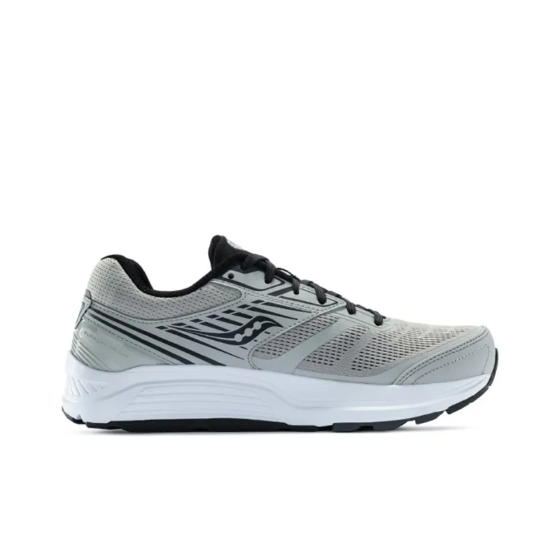 Saucony Echelon 8 Non-slip Lightweight Low-Top Running Shoes Men's Gray Black-1