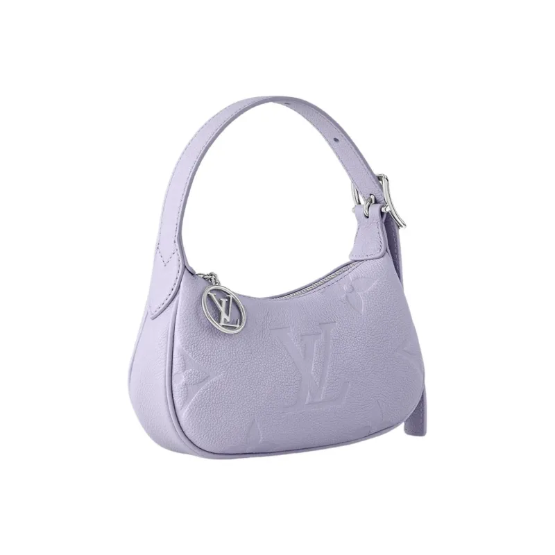 LOUIS VUITTON Cow Leather Handbag, Shoulder Bag Women's Purple-1