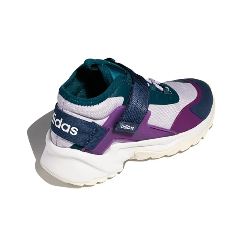 Adidas Neo 20 20 FX Breathable Low Top Marathon Running Shoes Women's Blue Purple-3