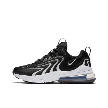 Nike Air Max 270 Cushioning Anti-Slip And Wear-Resistant Low-Top Running Shoes GS Black White