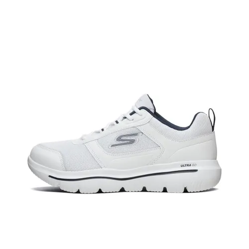 Skechers Go Walk Evolution Ultra Low Top White/Blue