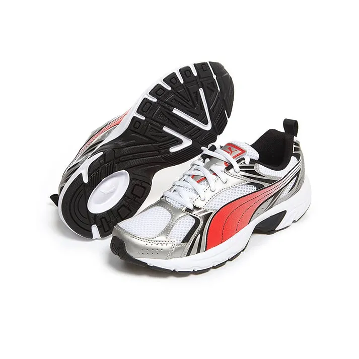 PUMA Milenio Retro Low Top Casual White Red Gray-4