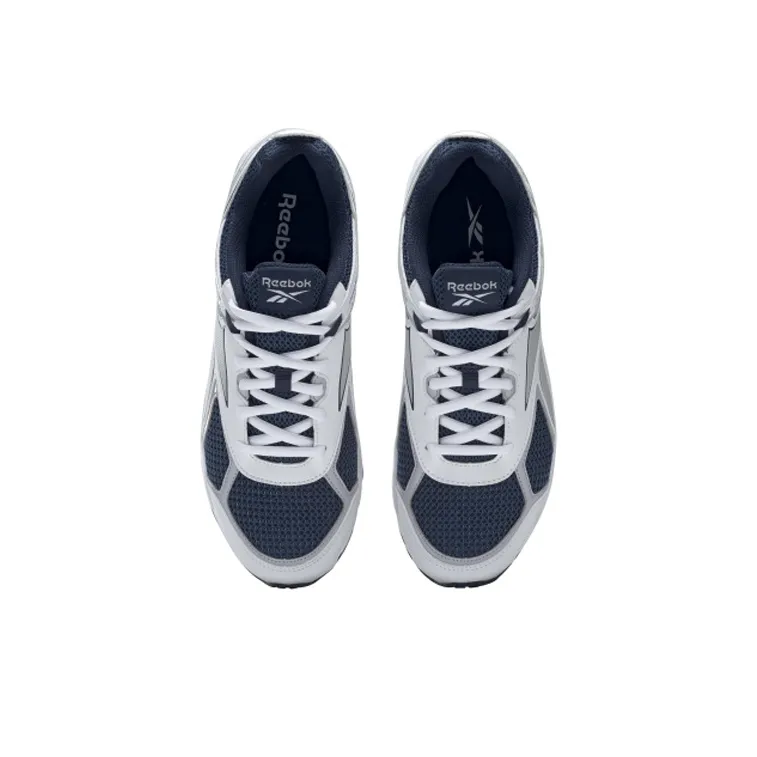 Reebok Quick Chase Non-slip Lightweight Low-Top Running Shoes Men's Navy Blue White-3