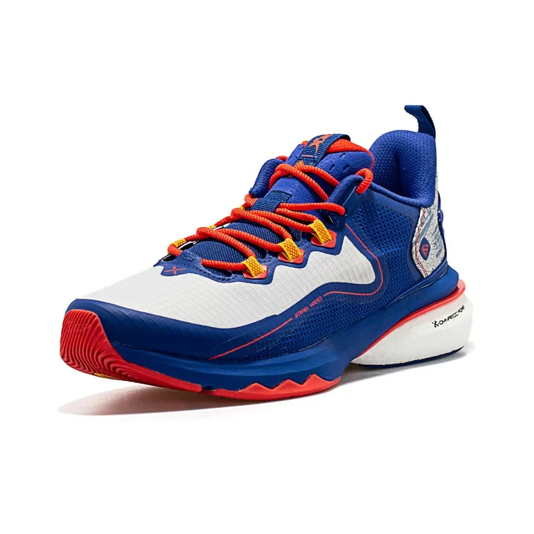 DC CHAOREN x XTEP Cushioning Anti-Slip And Wear-Resistant Low-Top Running Shoes Men's Blue Gray-1