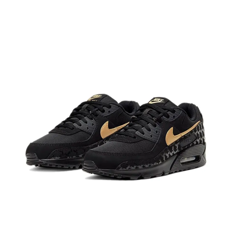 Nike Air Max 90 Black Gold Muguard Pattern-2