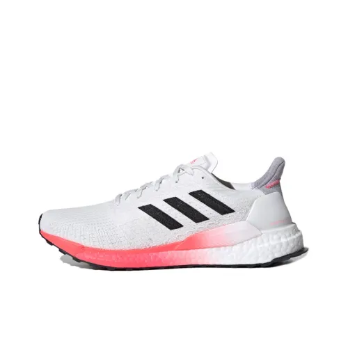 Adidas Solarboost 19 Running Shoes Men Low-Top White/Pink/Gray