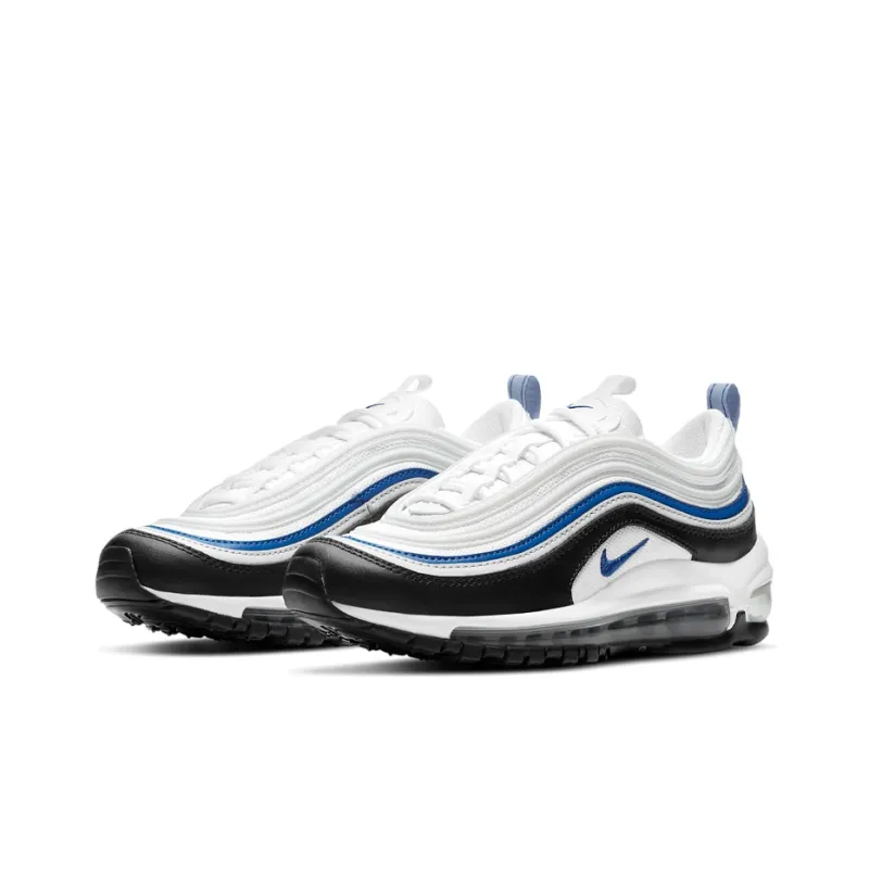 Nike Air Max 97 White Black Signal Blue Women's-2