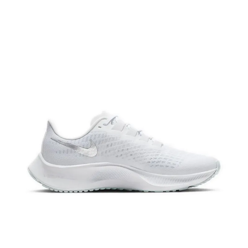 Nike Air Zoom Pegasus 37 White Metallic Silver Women's-1