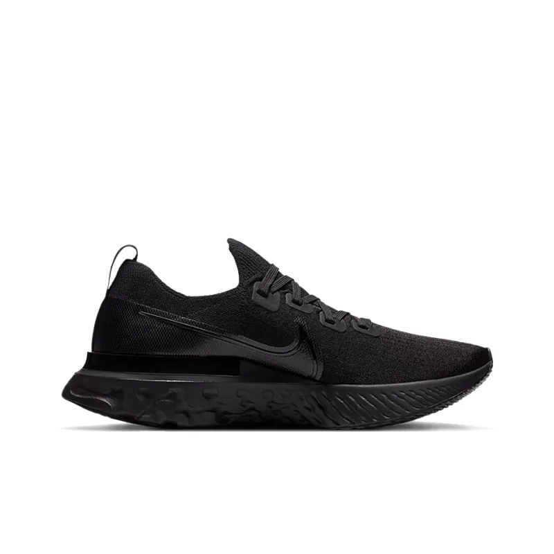 Nike React Infinity Run Flyknit Triple Black-1