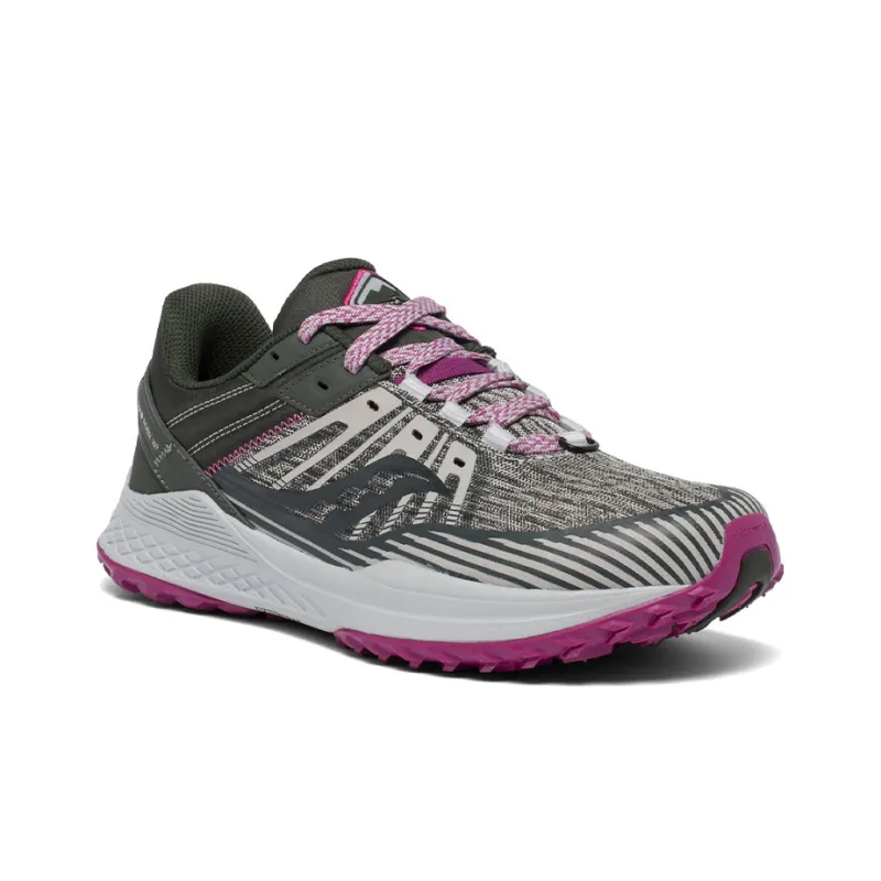 Saucony Mad River TR Running Shoes Women's Low Top Light Gray, Dark Gray-2