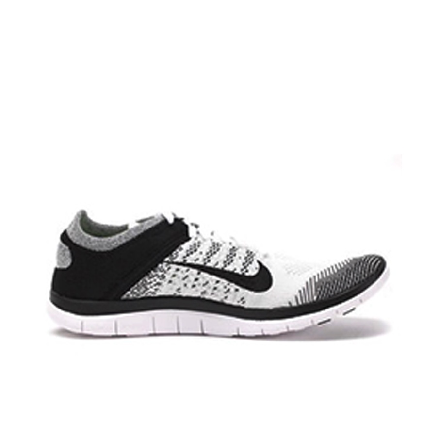 Nike Free 4.0 Flyknit White Black POIZON