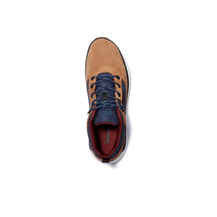 Timberland Field Trekker Cushioning Wear-Resistant Mid-Top Running Shoes Men's Brown-3