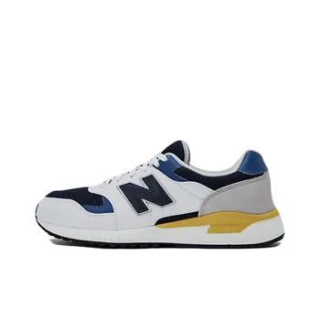 New Balance 574 White/Yellow/Blue