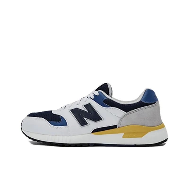New Balance 574 White/Yellow/Blue-0