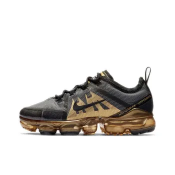 Nike Air VaporMax 2019 Black Metallic Gold GS